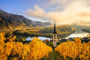 Moselle Valley Church Tower Fall