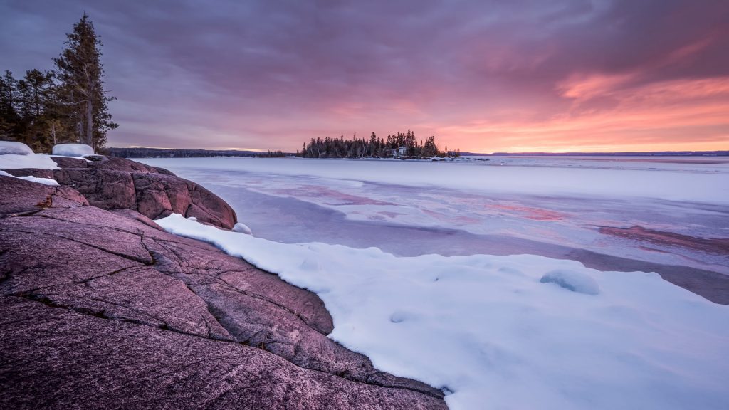 Frozen Lake Superior